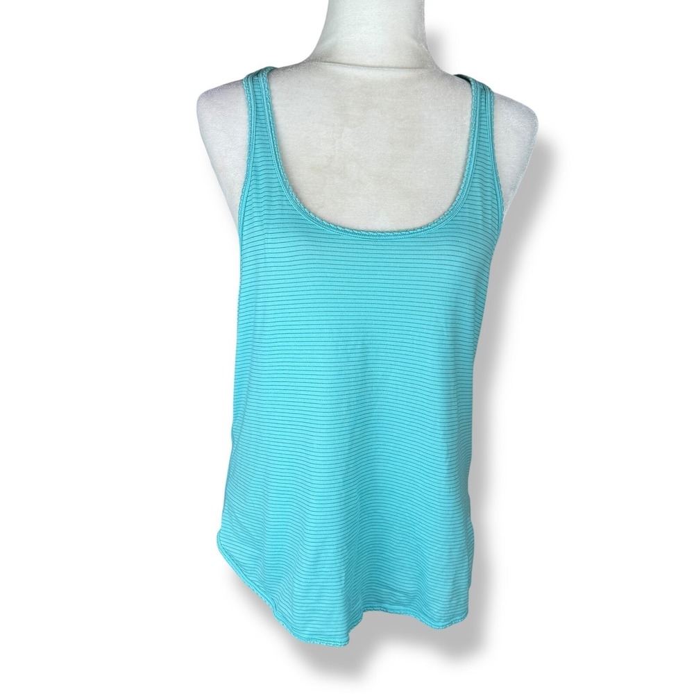 Lululemon Racerback Tank Top Heathered Bali Breeze Womens Size 6 Luon Yoga Gym